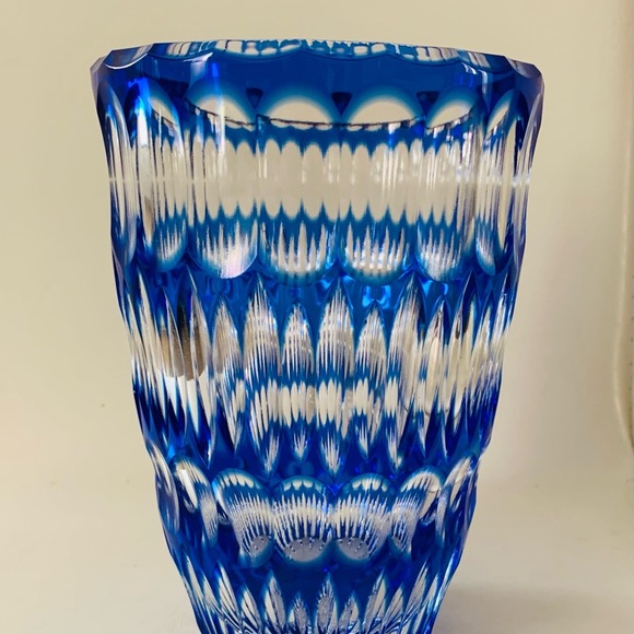 Other - Vintage Cobalt Blue 24% Pbo Poland Vase